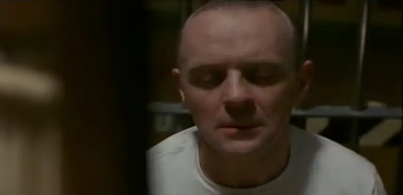 Hannibal Lecter meditating to the Aria from Bach's Goldberg Variations